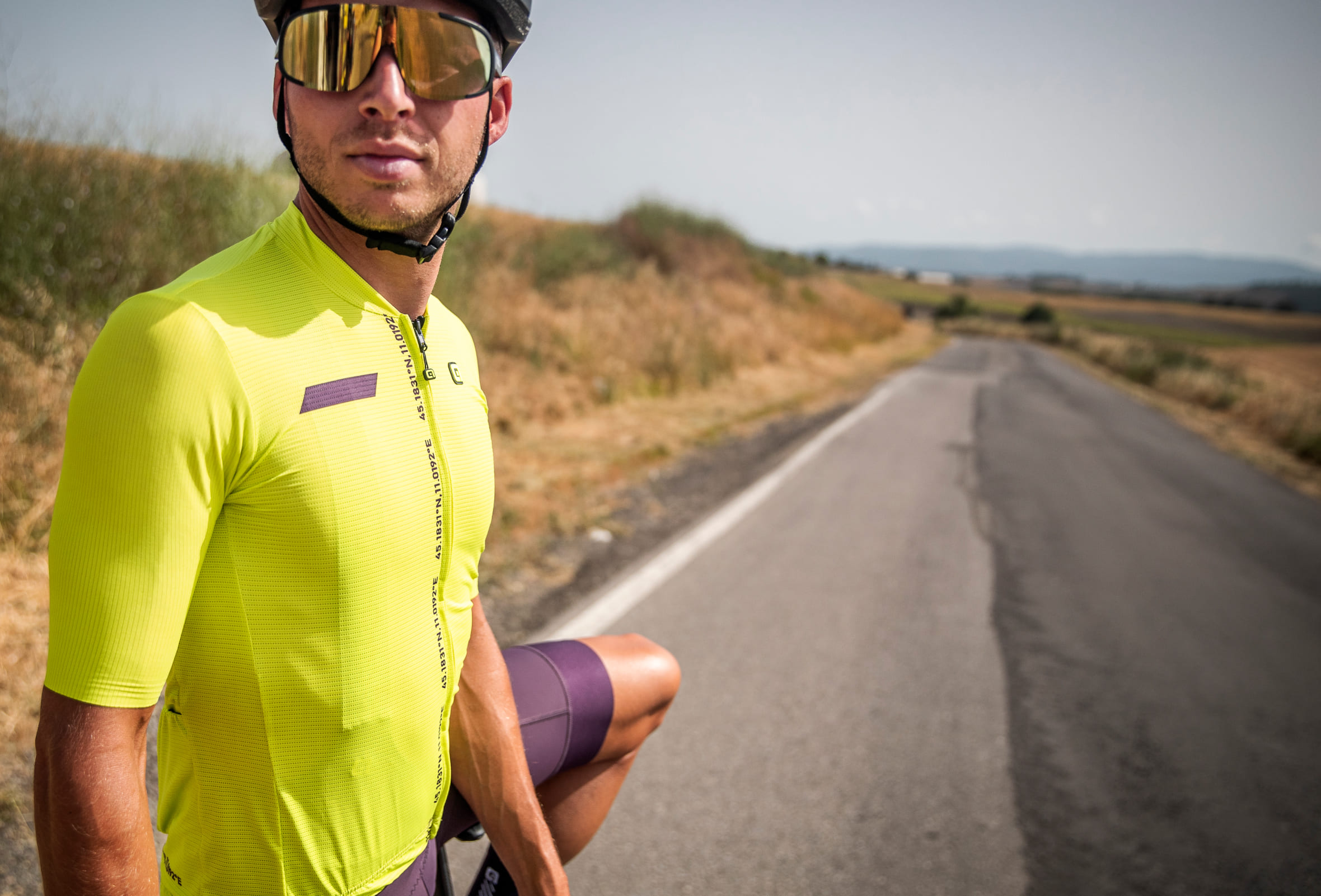 Koszulka rowerowa męska Alé Cycling PR-R Square